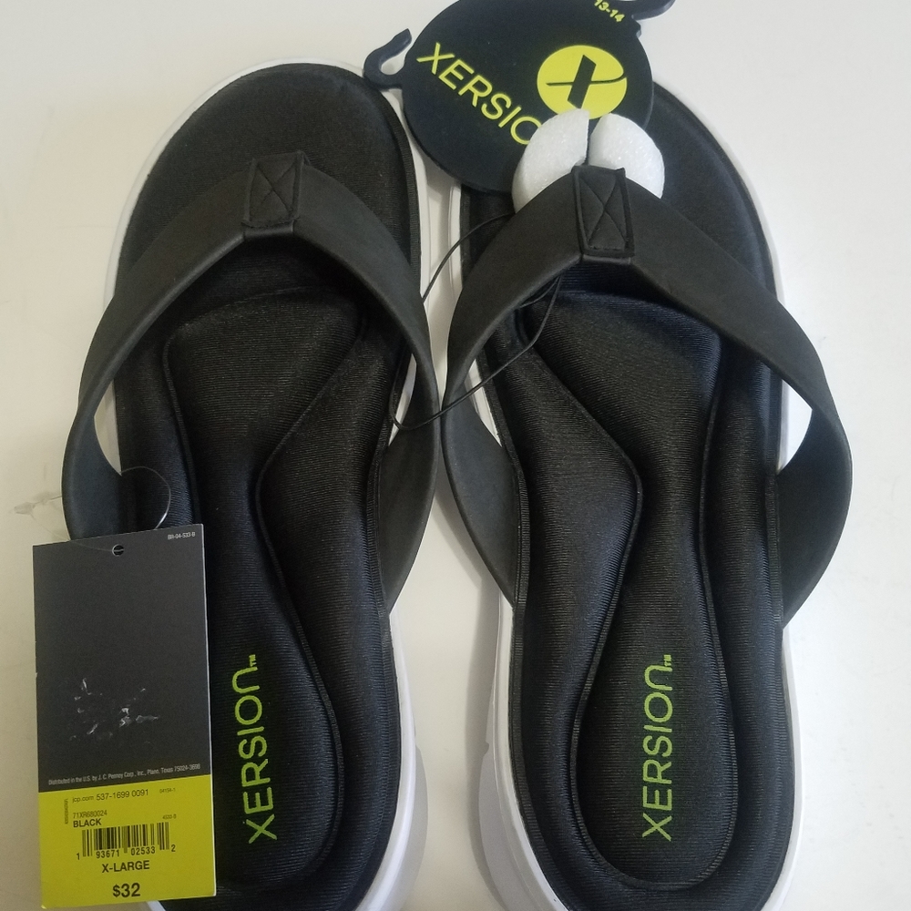 Xersion mens flip flops